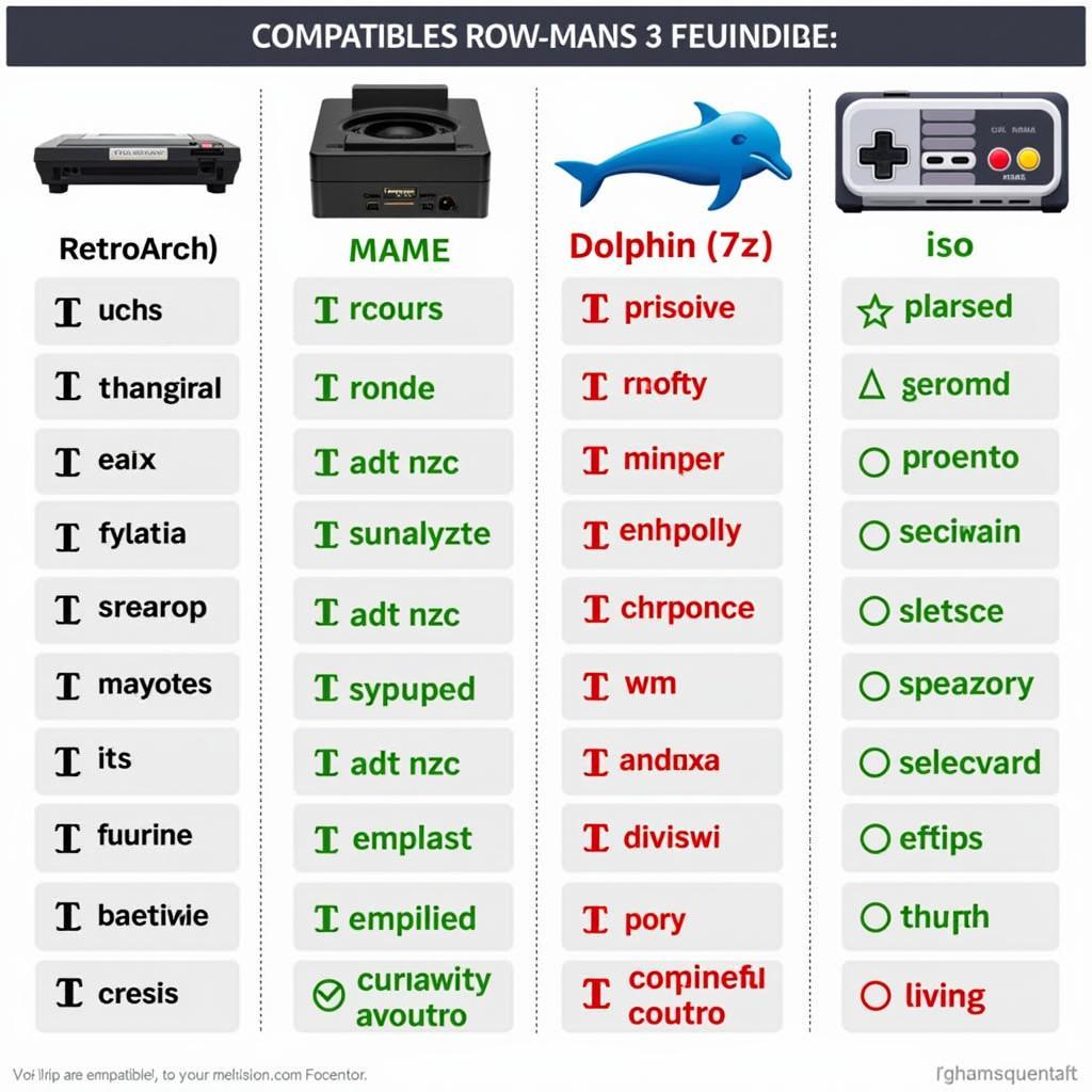 Launchbox ROMs Compatibility Chart