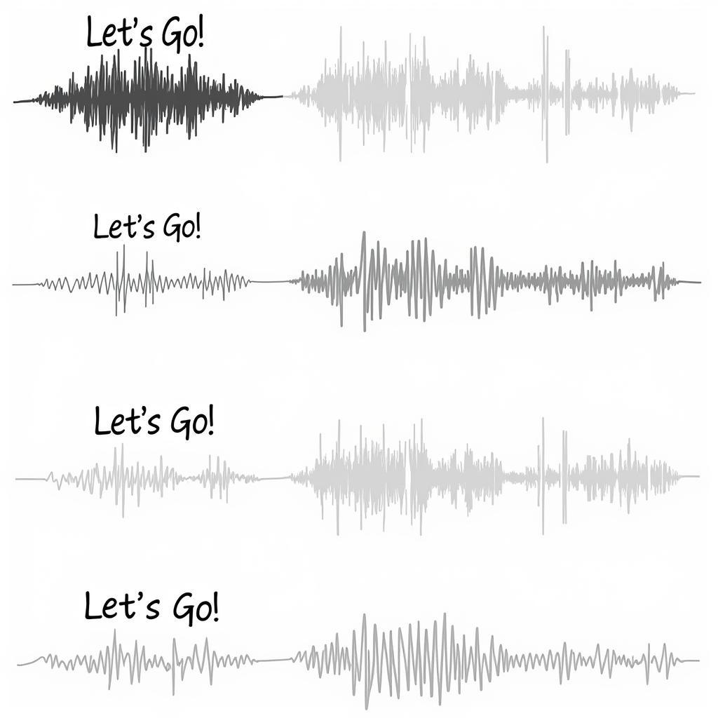 Different Styles of Let's Go Sound Effects