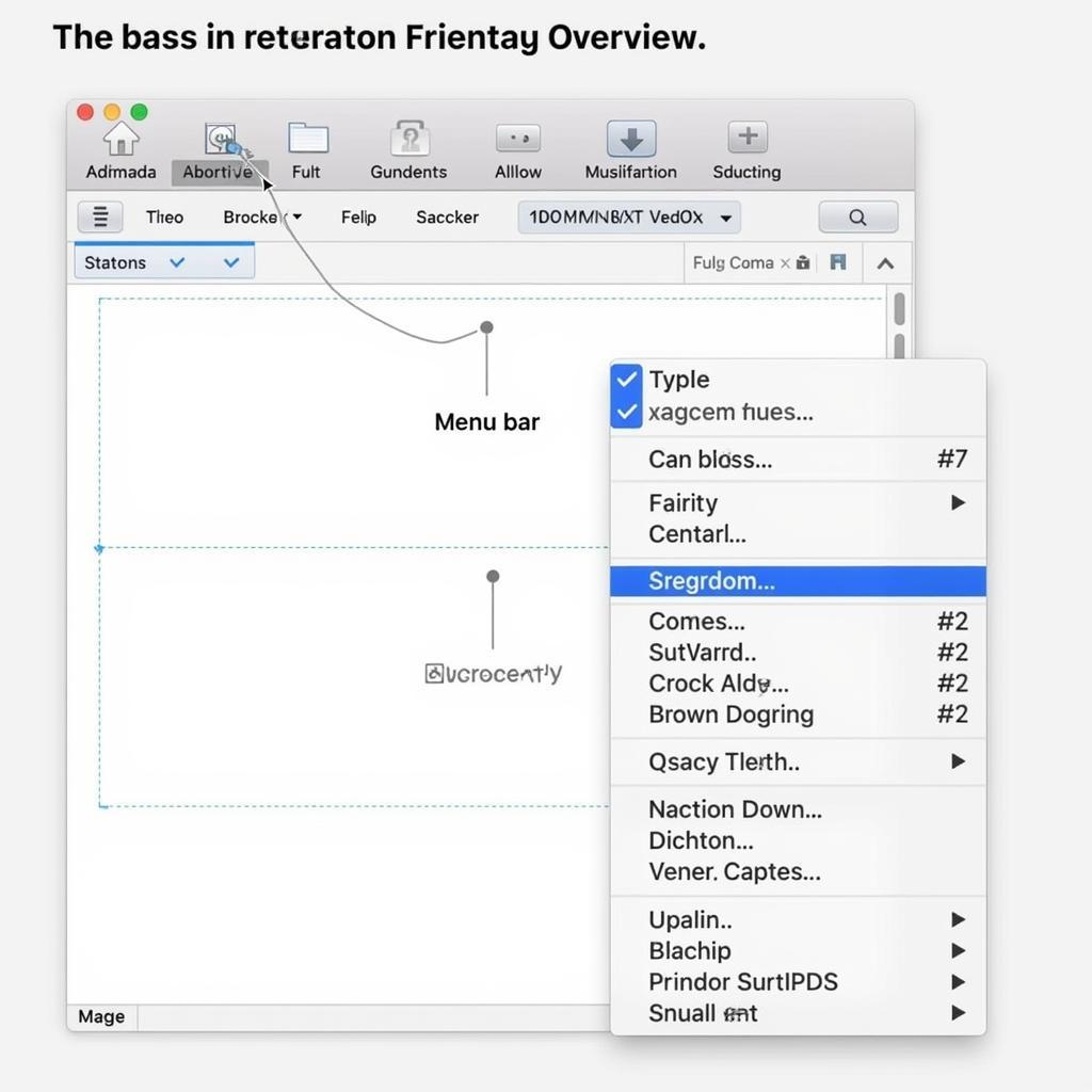 LyX Mac Interface Overview