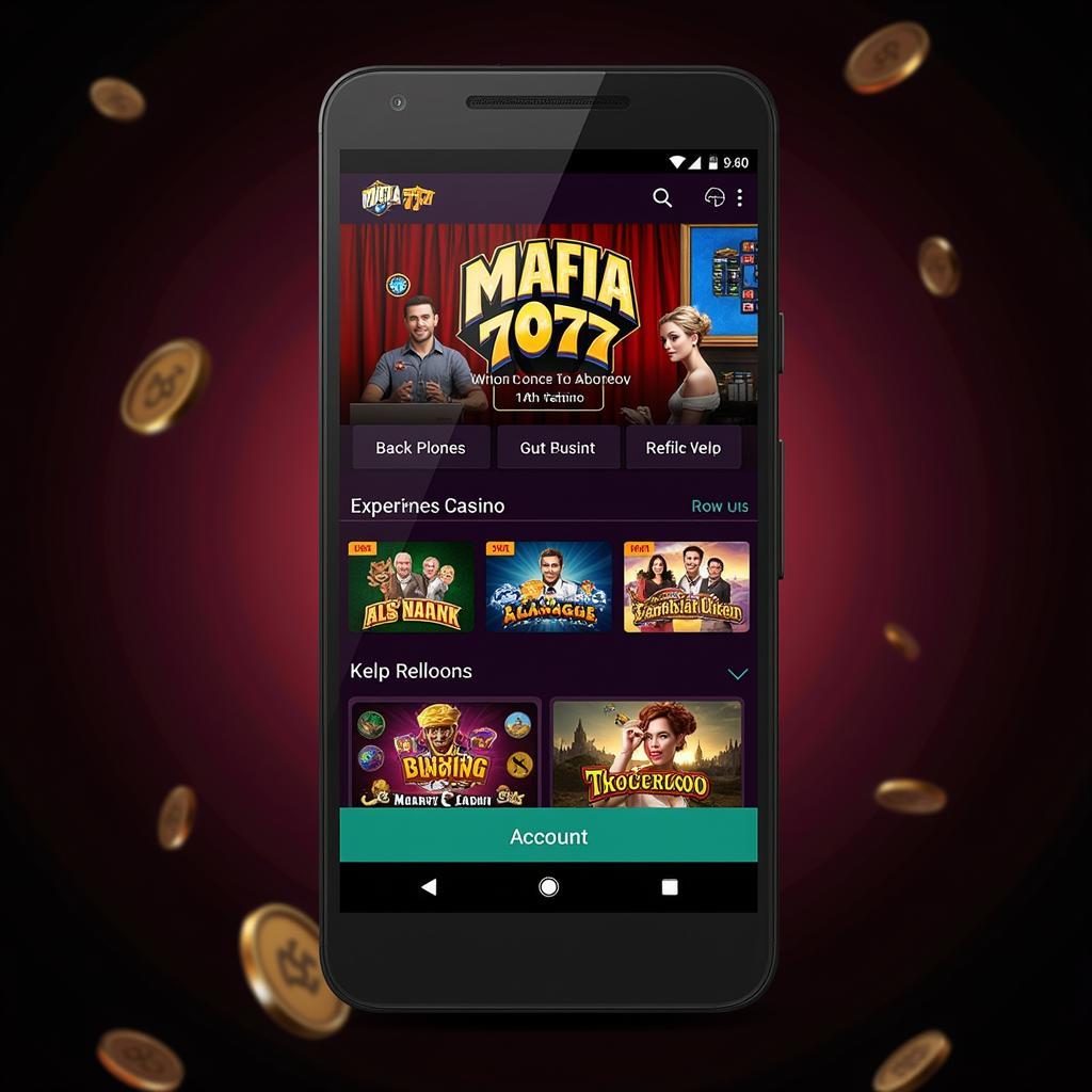 Mafia 777 Casino App Interface