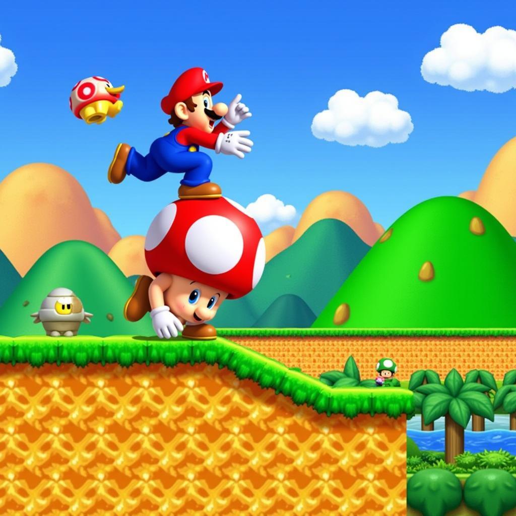 Mario All-Stars Gameplay Screenshot