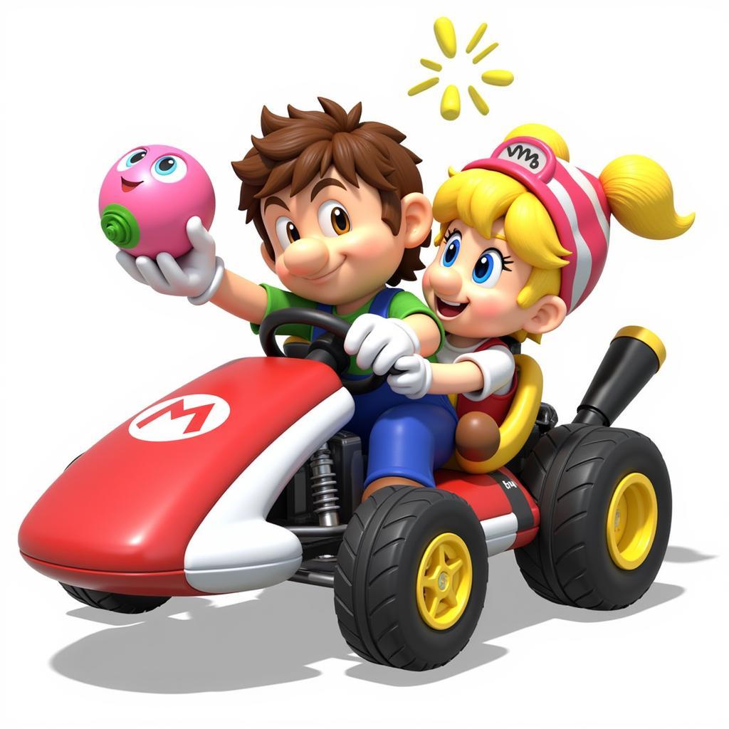 Mario Kart Double Dash Two Character Gameplay