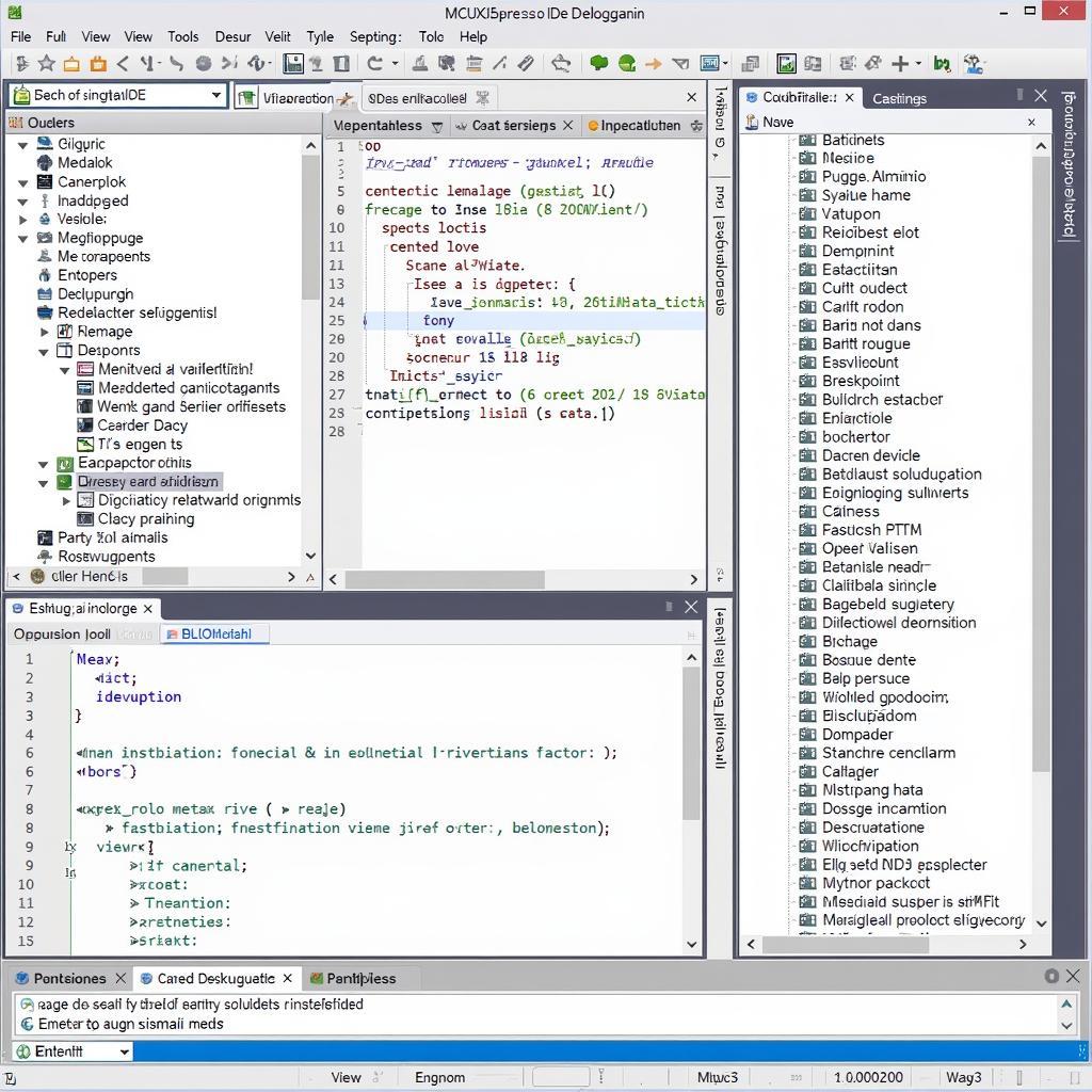 MCUXpresso IDE Debugging Interface