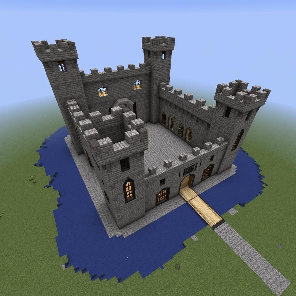 Medieval Minecraft Mansion Download Castle