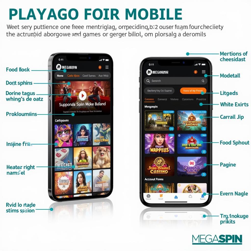 Megaspin Casino Mobile Interface Screenshot