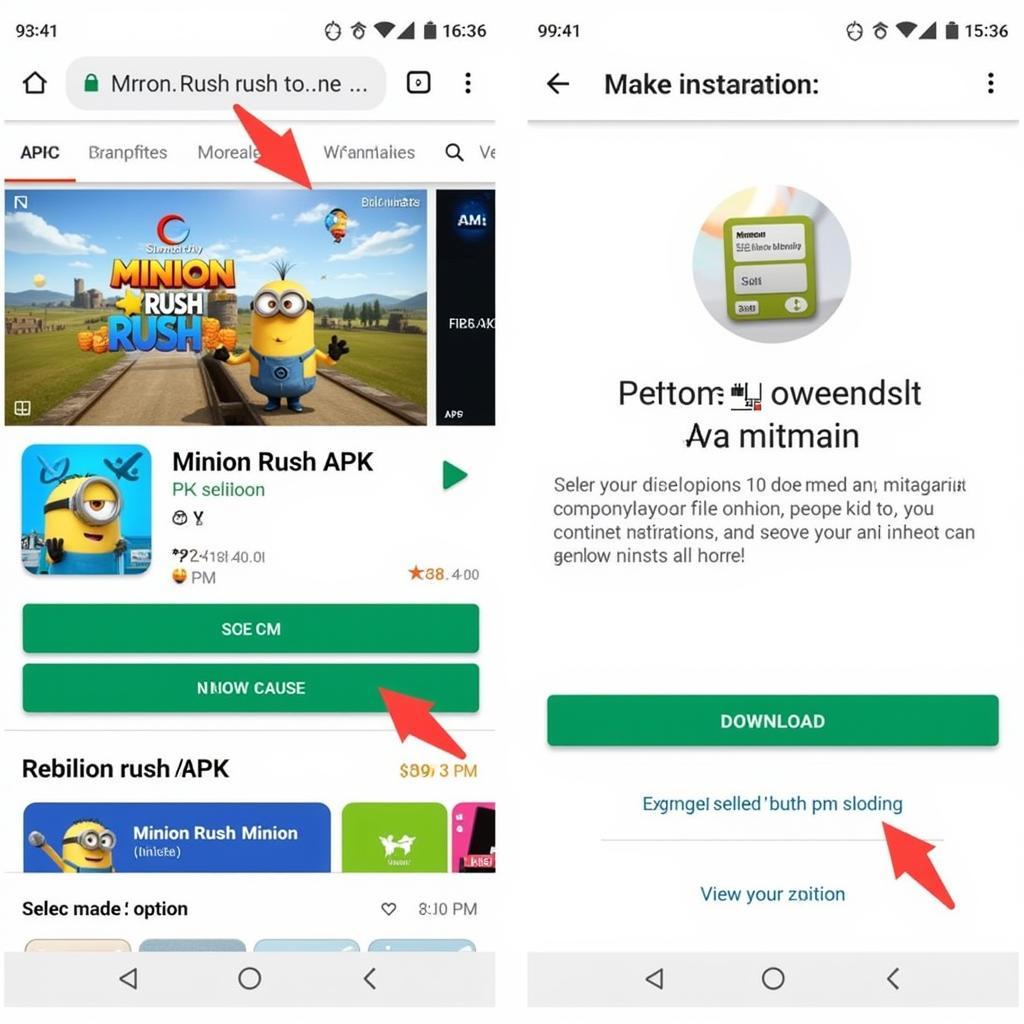 Minion Rush APK Download Process