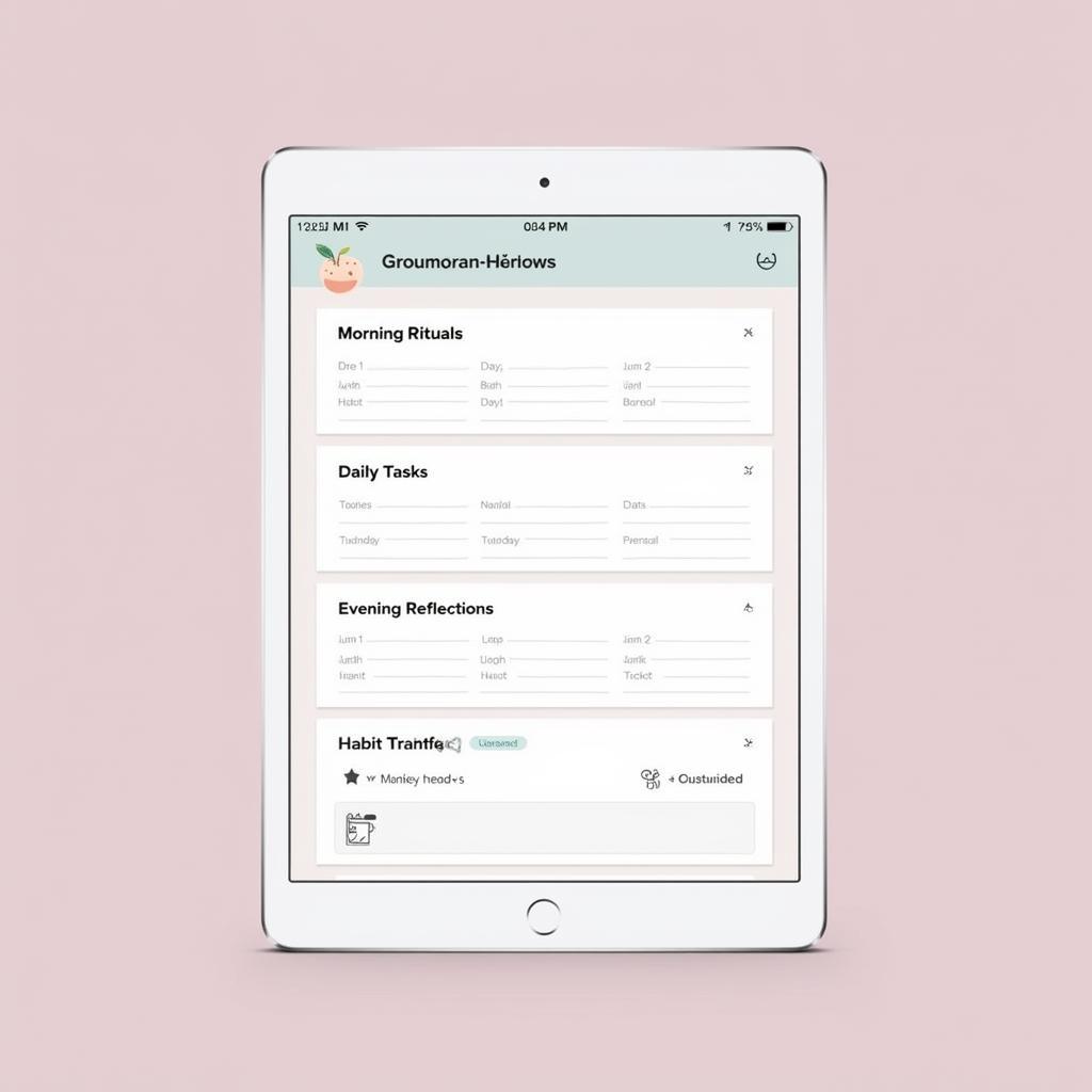 Digital Planner for Morning and Evening Routine