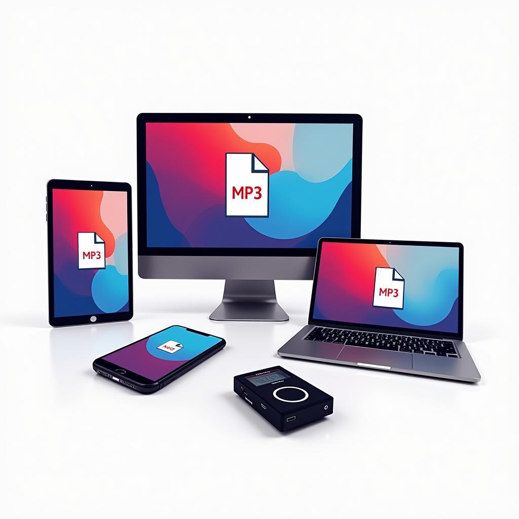 MP3 File on Various Devices