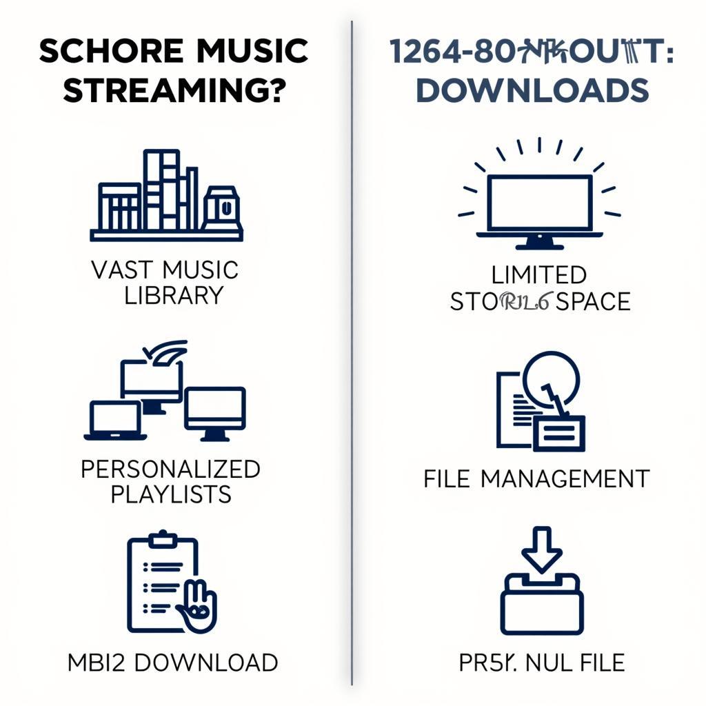 Music Streaming vs. MP3 Downloads: A Visual Comparison