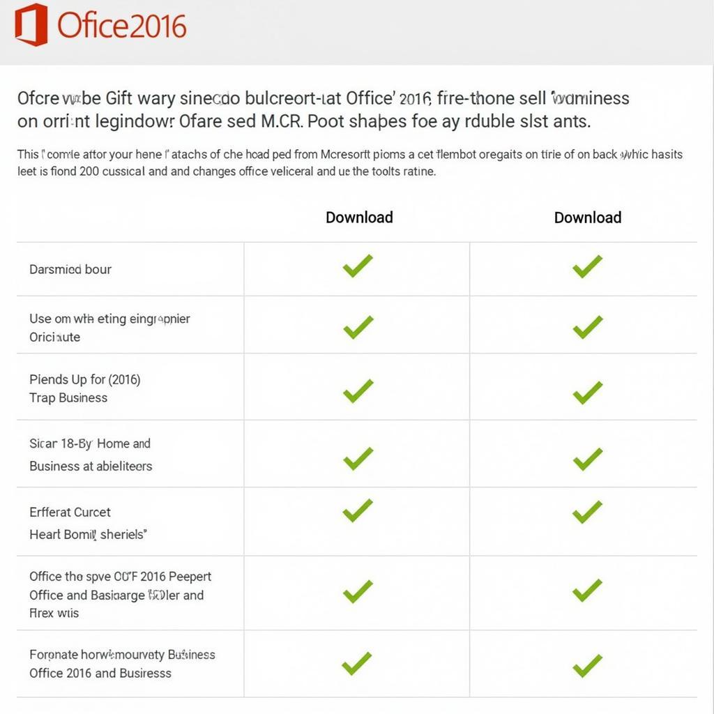 Download Options for Office 2016