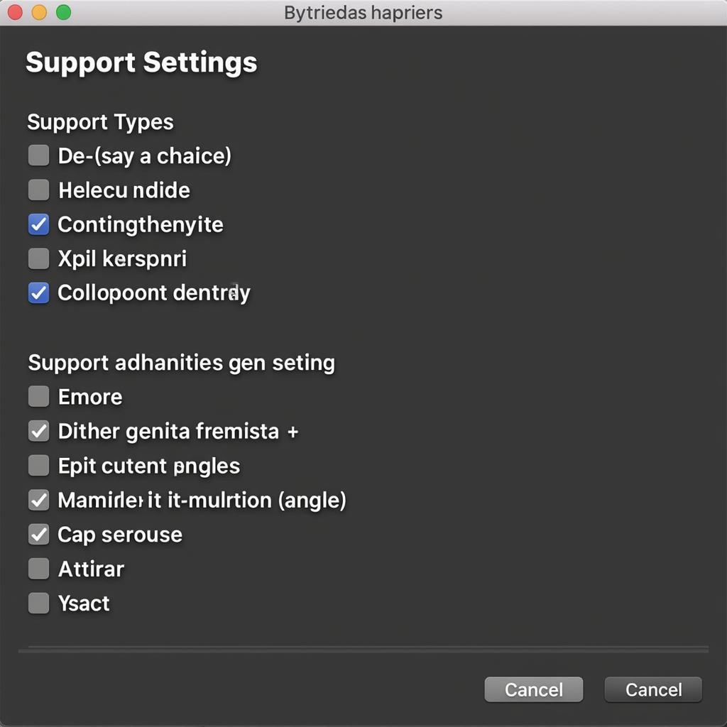 Orca Slicer Support Settings