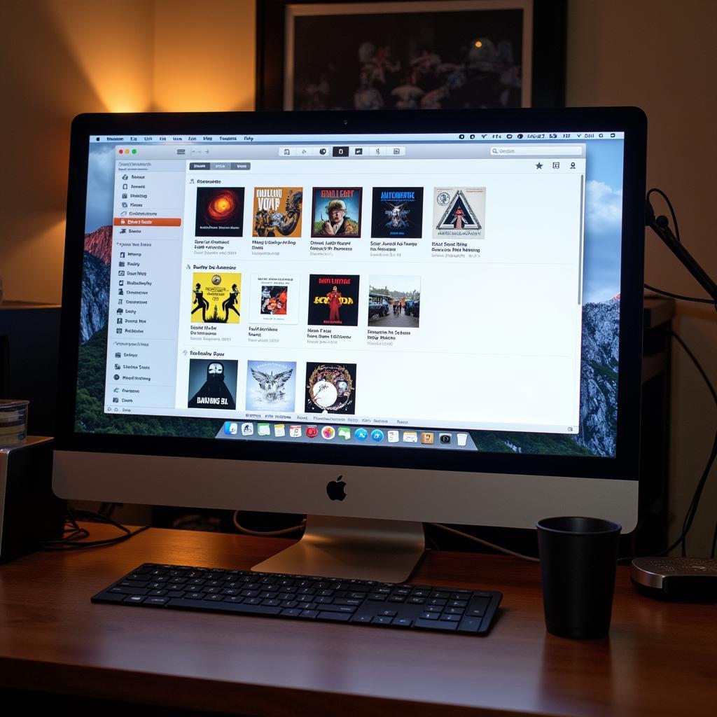 Organized Music Library on Computer