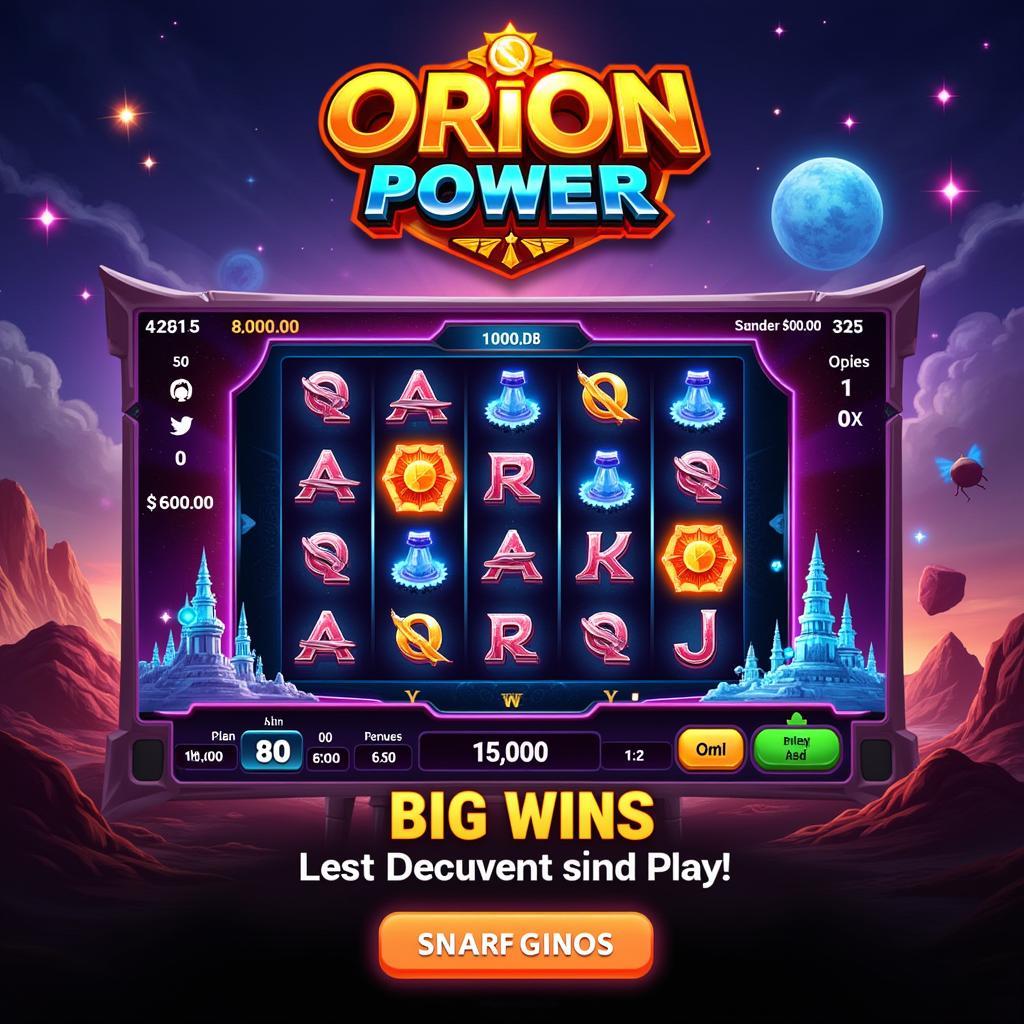 Orion Power 777 Gameplay Screenshot