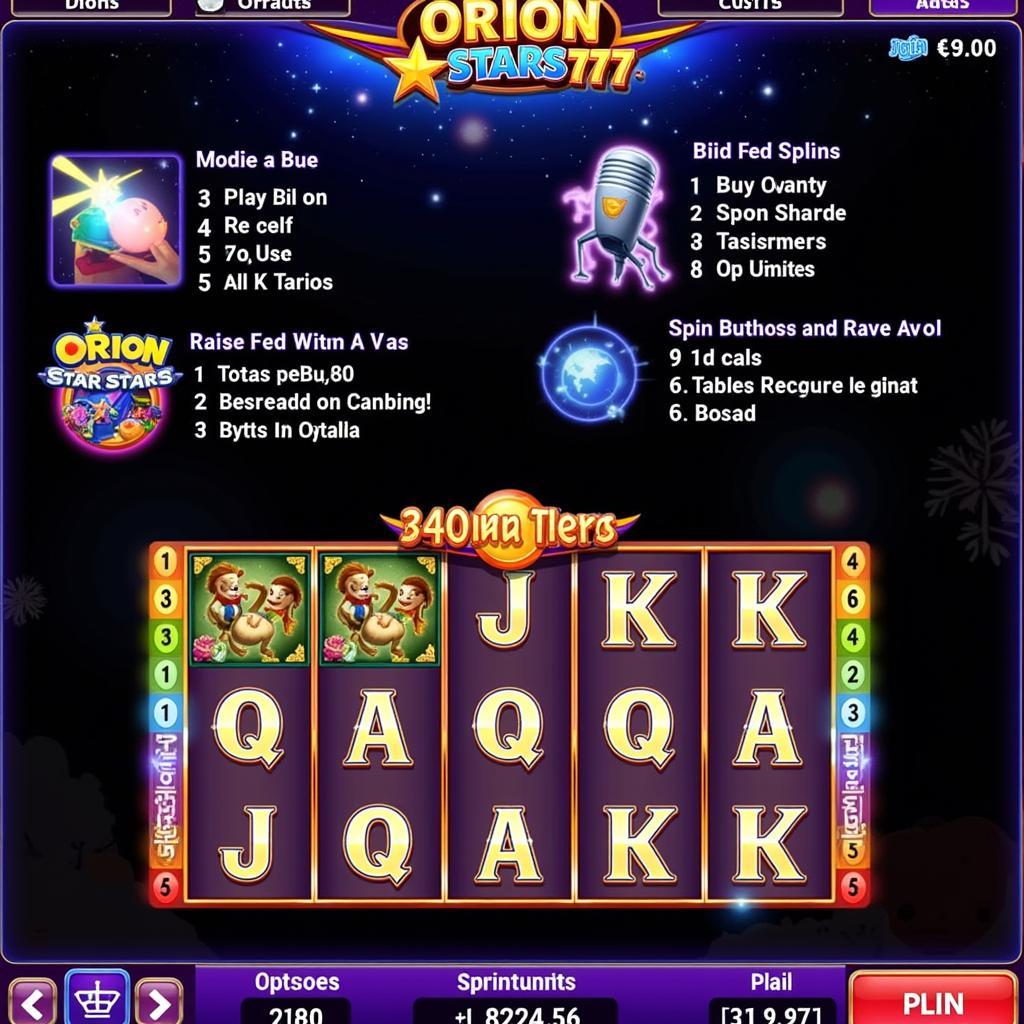 Orion Stars 777 Gameplay Screenshot