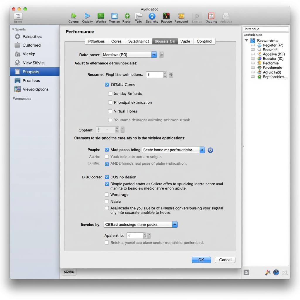 Parallels 13 Performance Settings Screenshot