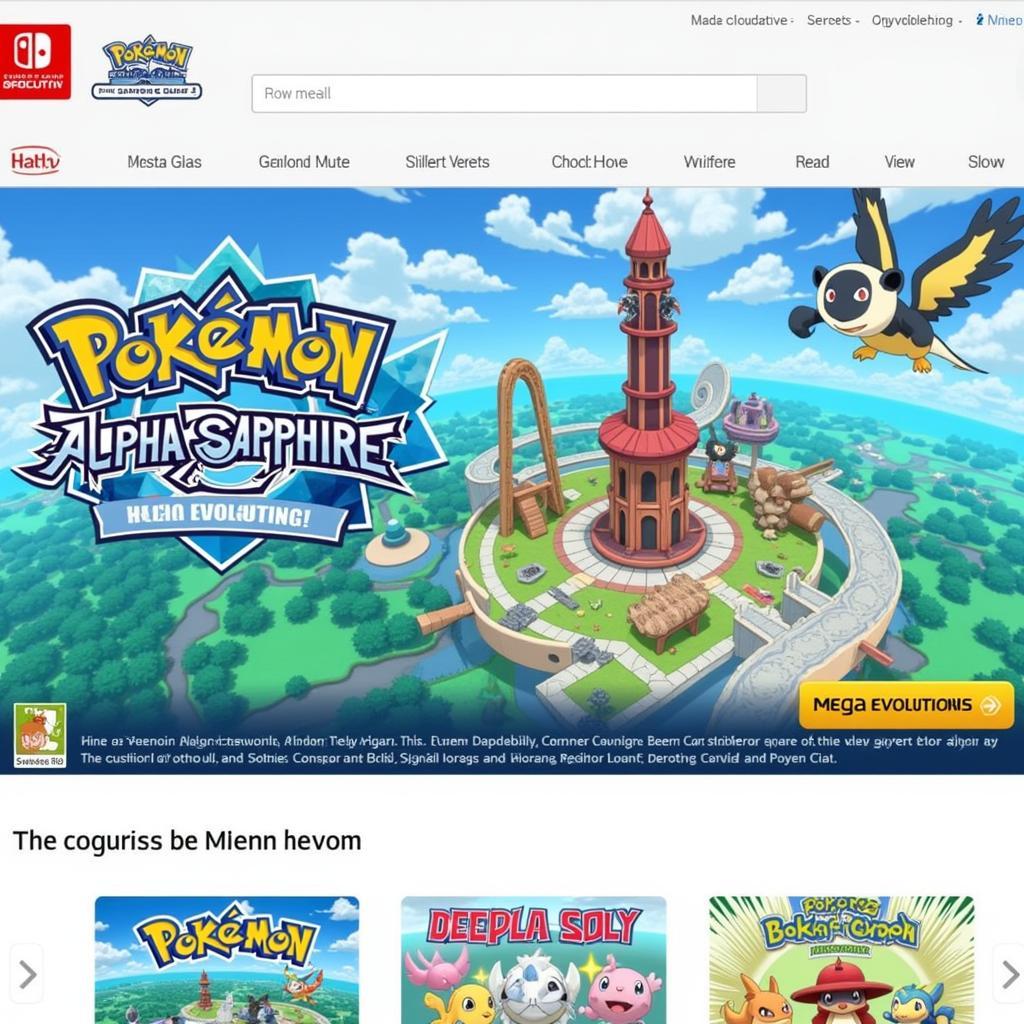 Pokemon Alpha Sapphire Game Download Homepage