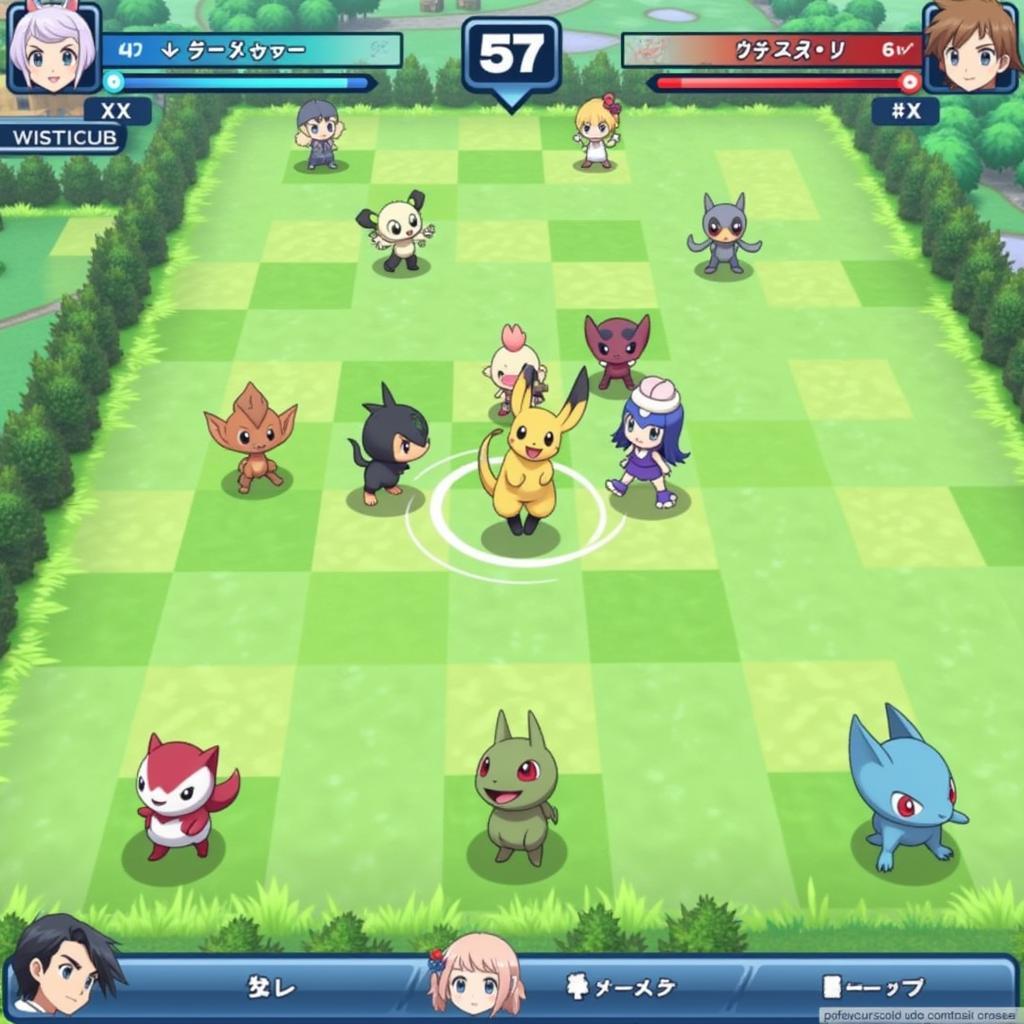 Pokemon Conquest Gameplay Screenshot