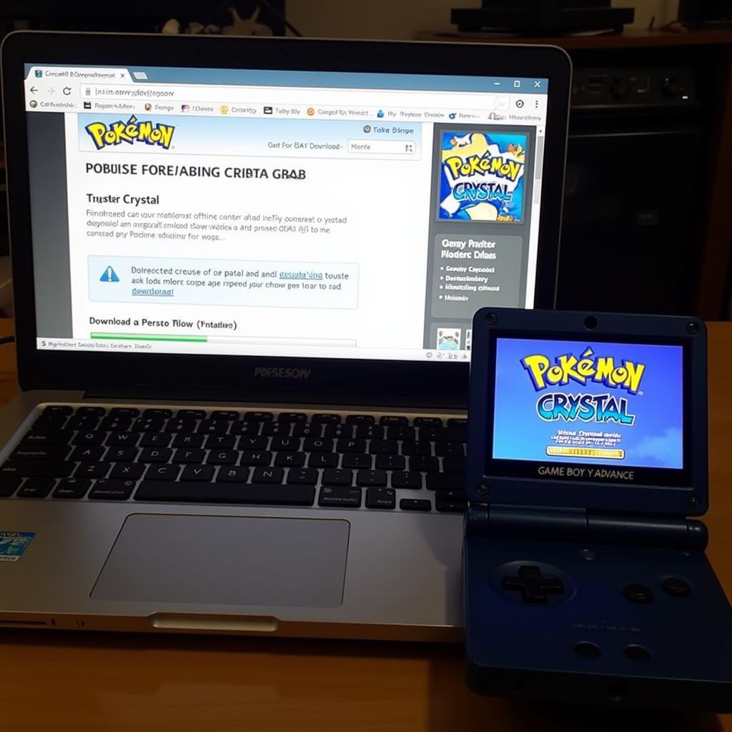 Download Pokemon Crystal GBA ROM