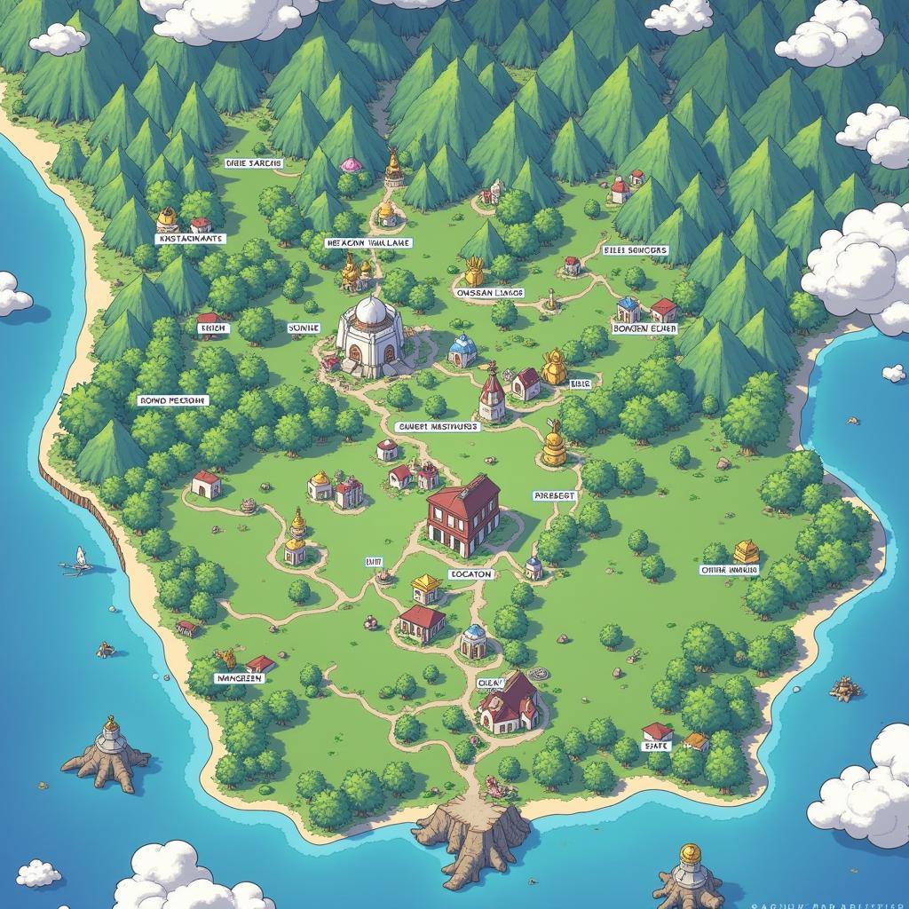 Pokemon Dark Rising Core Region Map