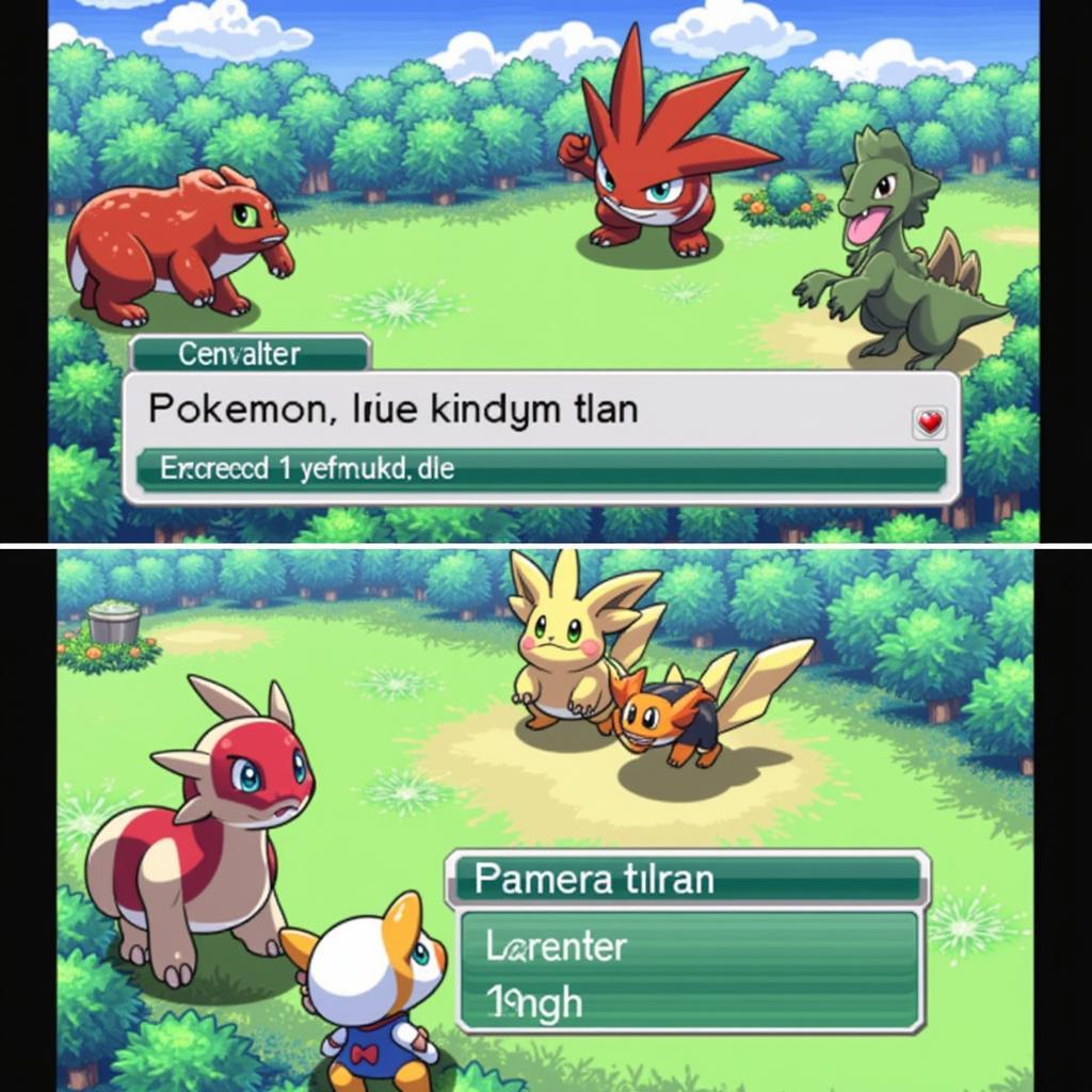 Pokemon Fire Red Omega Battle Scene