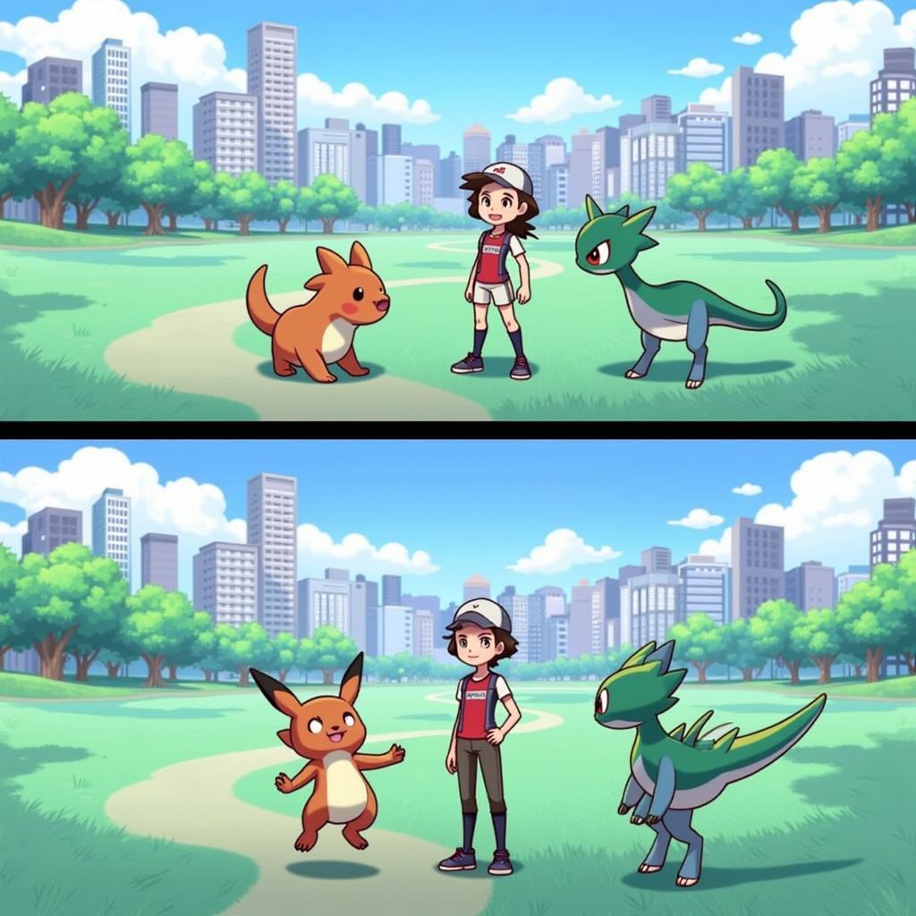 Pokemon Light Platinum Trainer Battle