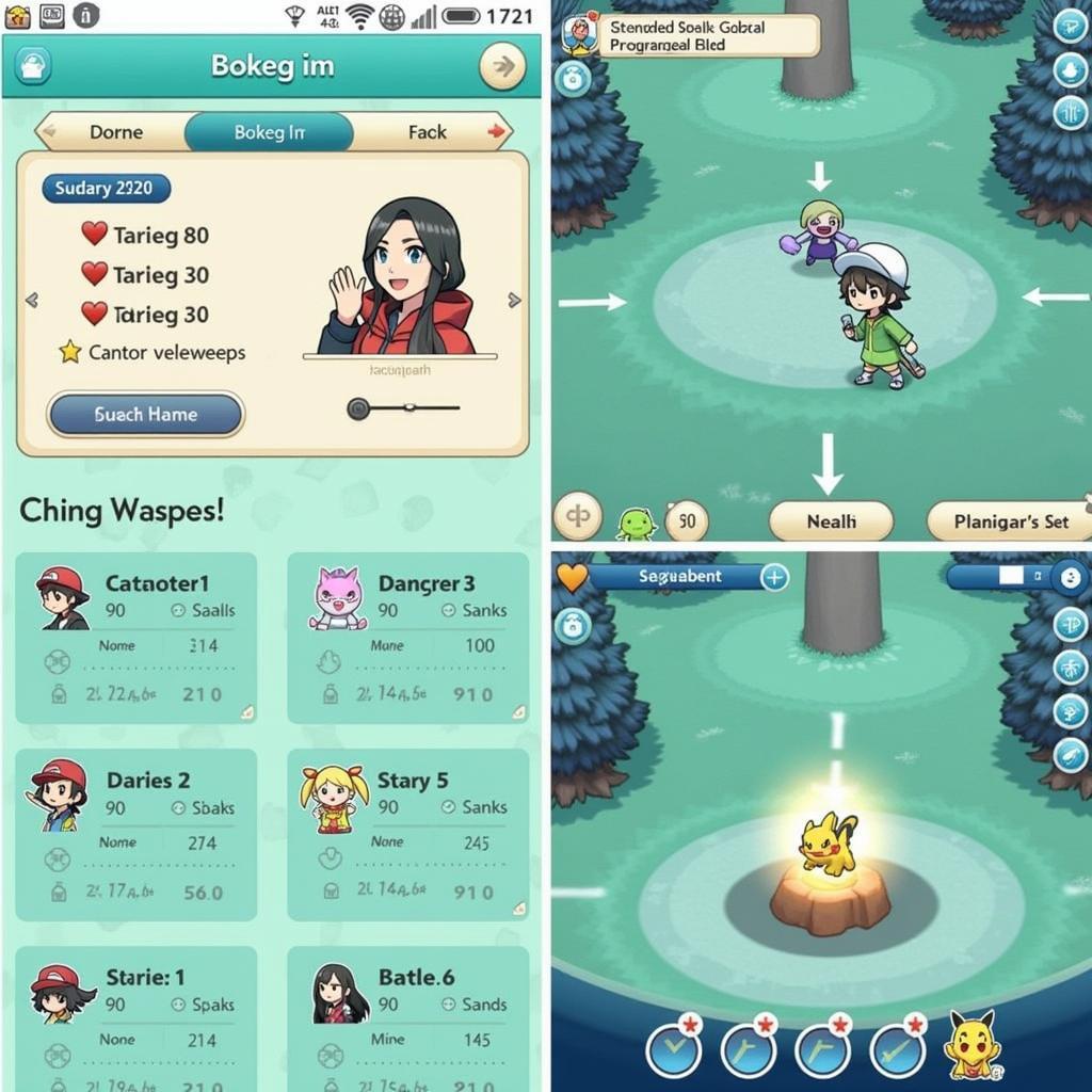 Pokemon My Gym of Mine Gameplay Screenshot