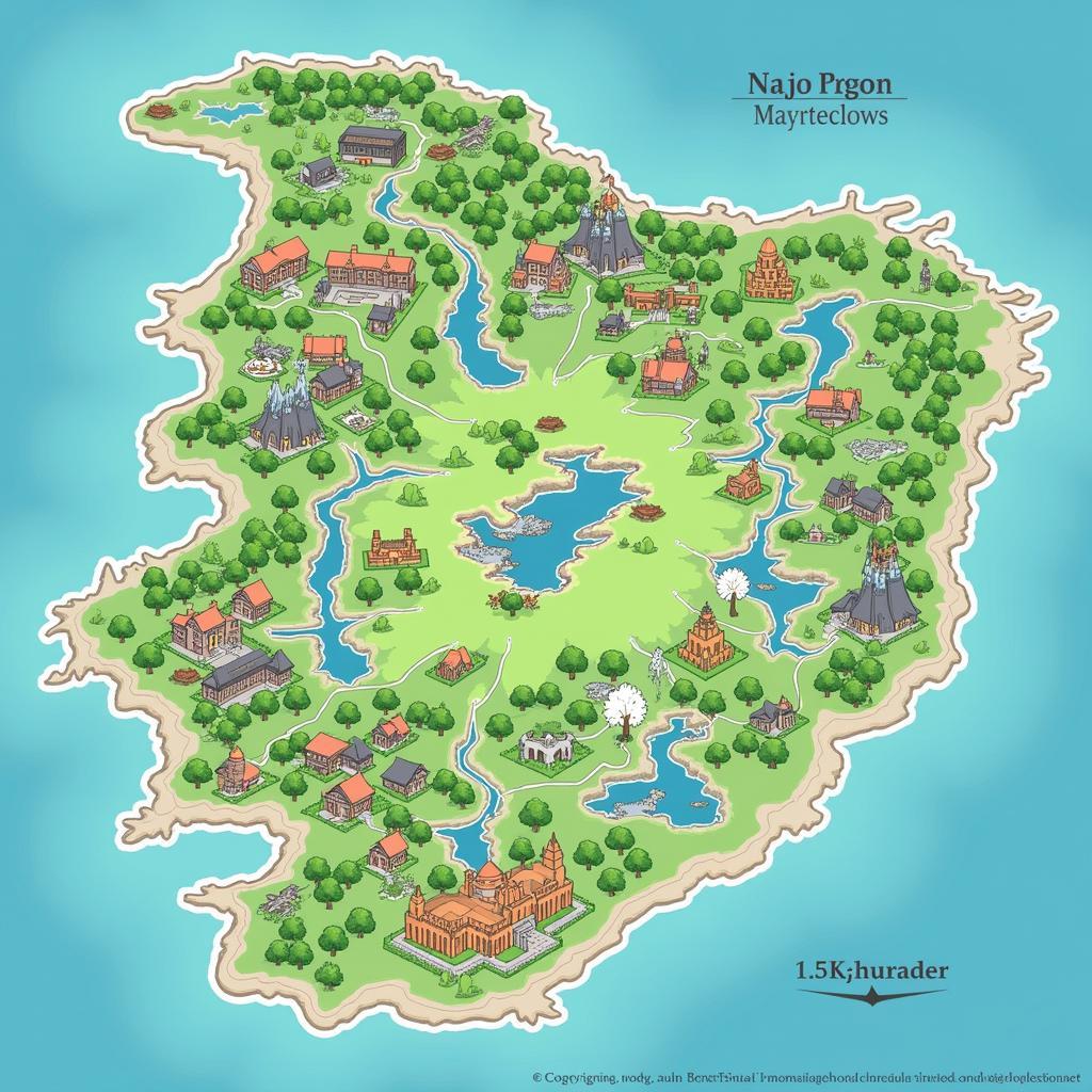 Pokemon Prism Naljo Region Map