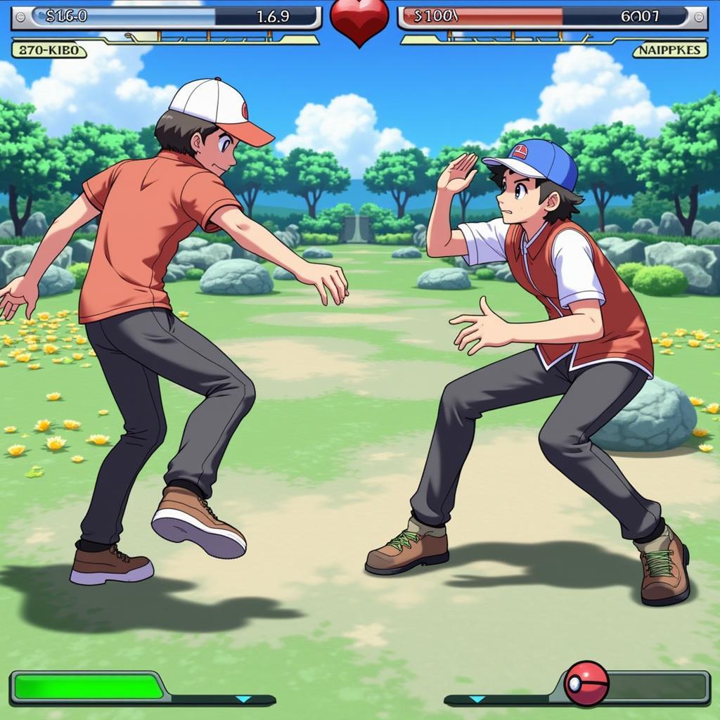 Pokemon Reloaded Battle Scene