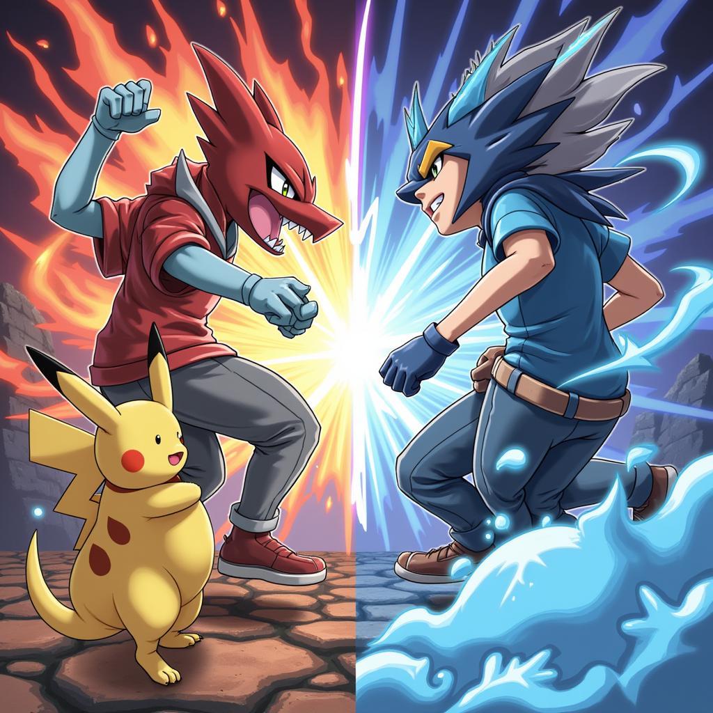 Pokemon Soul Silver battle scene with a gym leader