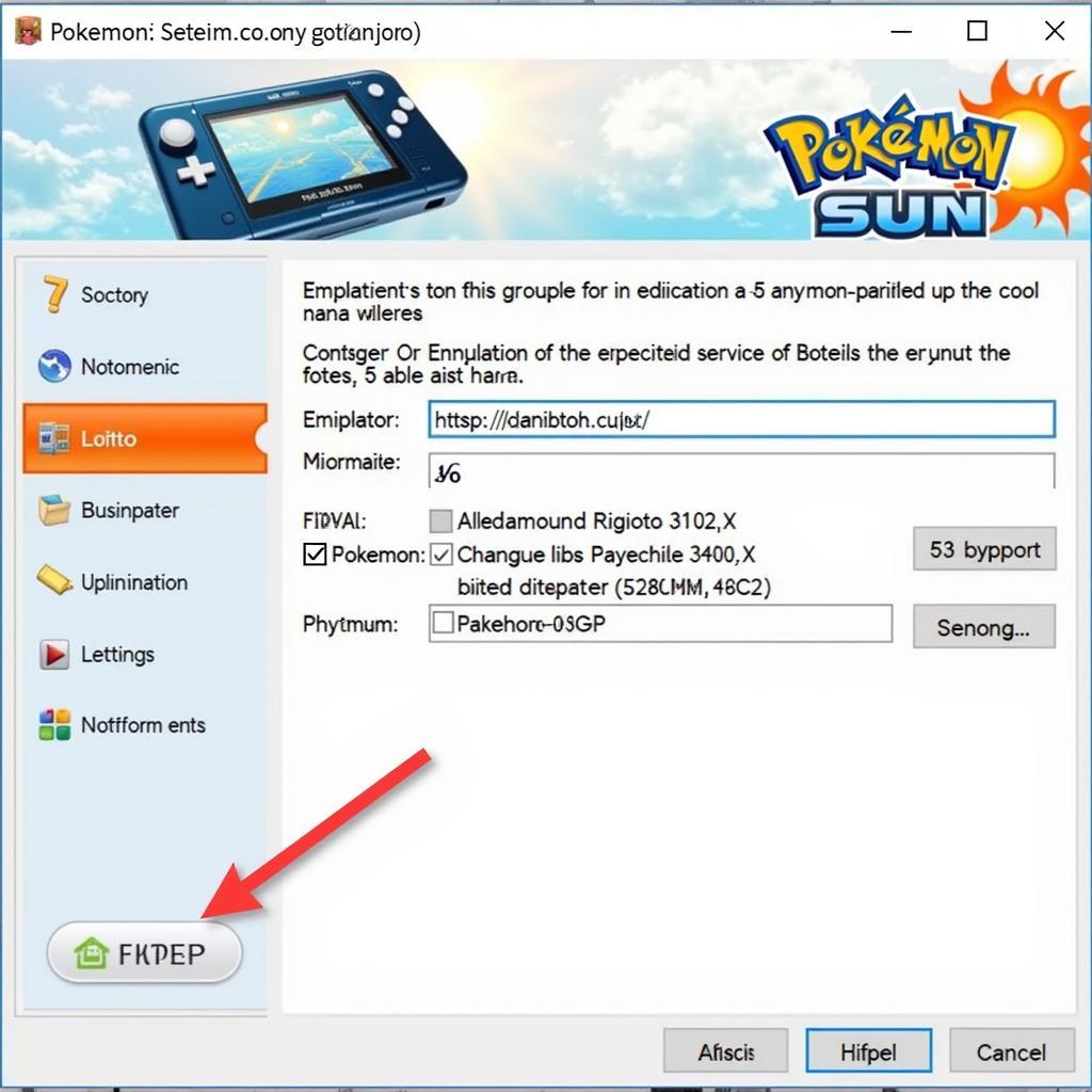 Setting up a Pokemon Sun Emulator