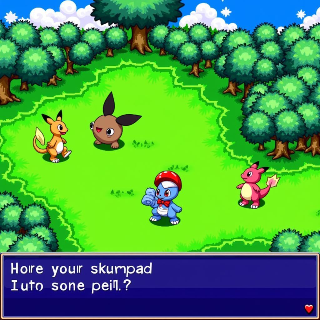 Pokemon Y GBA Gameplay Screenshot