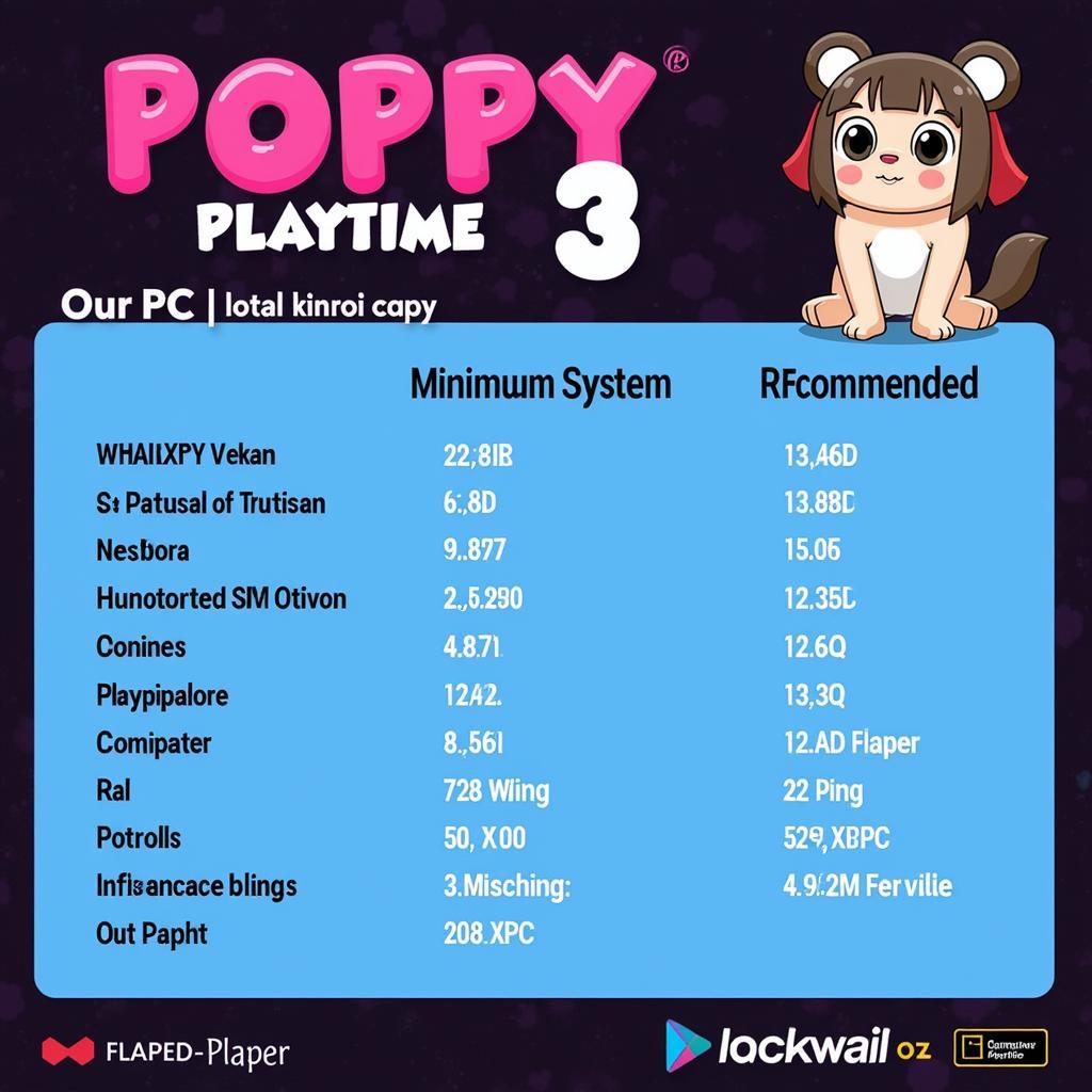 Poppy Playtime Chapter 3 PC System Requirements