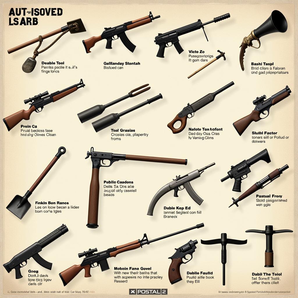 Postal 2 Weapons Arsenal