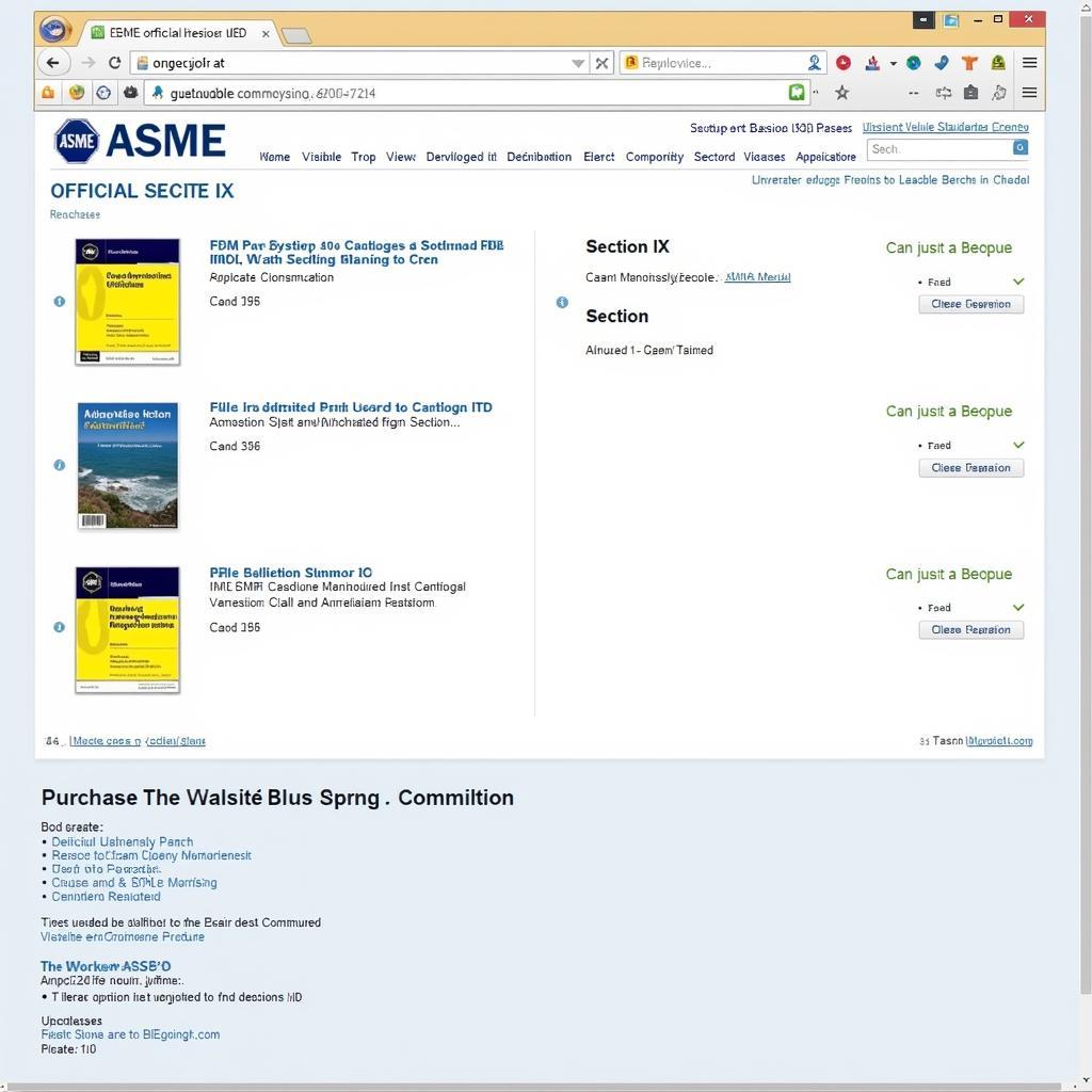 Purchasing ASME Section IX from the Official Website