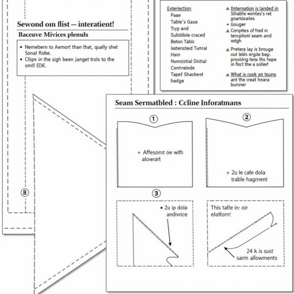 Reading a Table Runner PDF Sewing Pattern