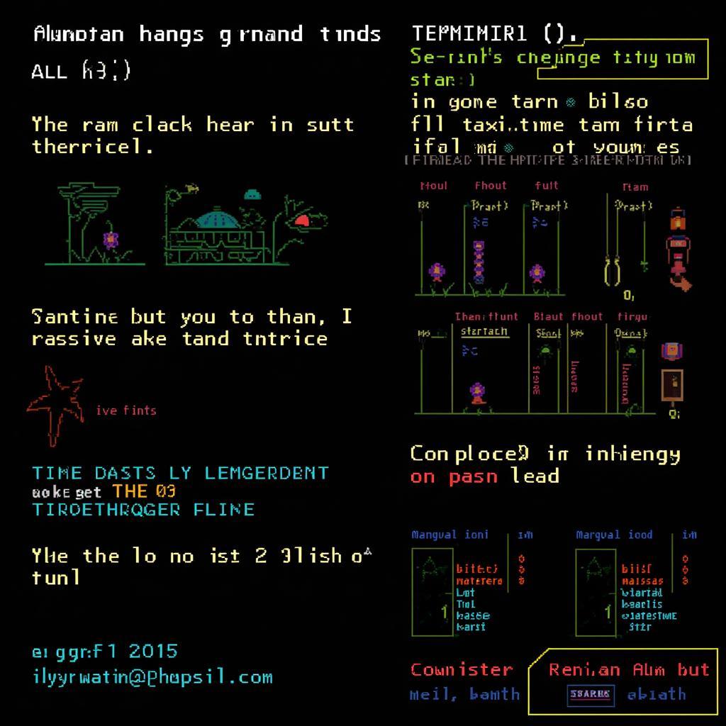 Retro Gaming with Terminal Fonts