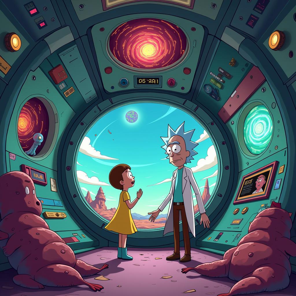 Rick and Morty Interdimensional Travel