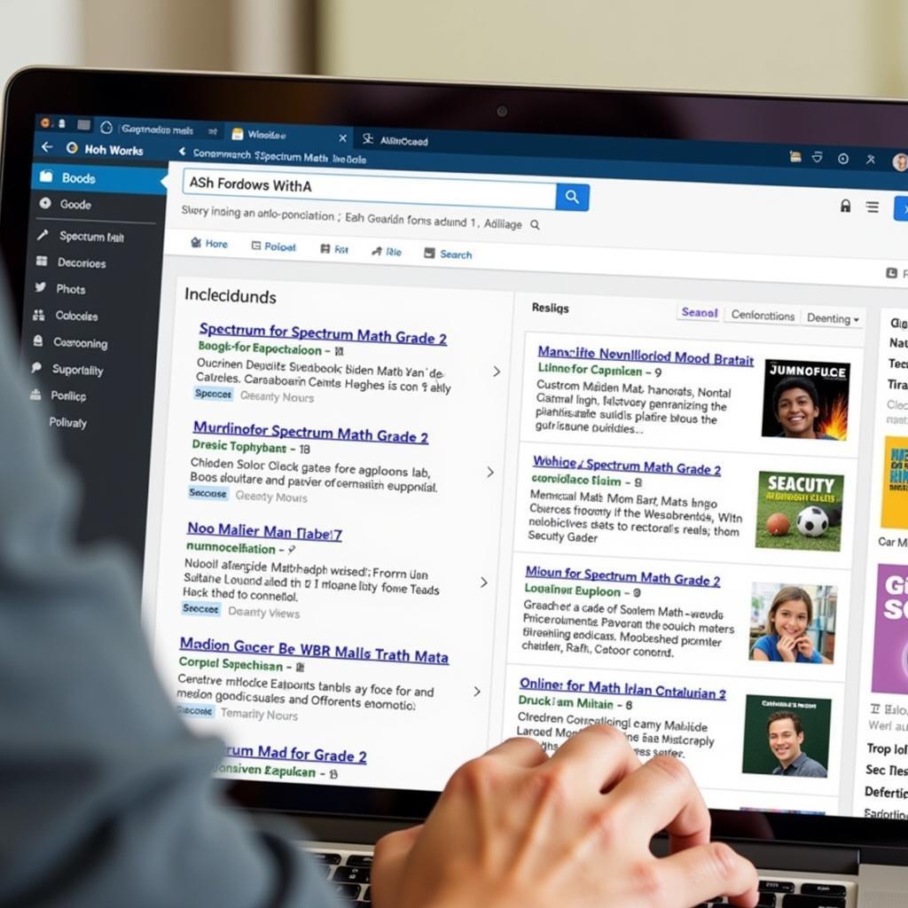 Searching for Spectrum Math Resources Online