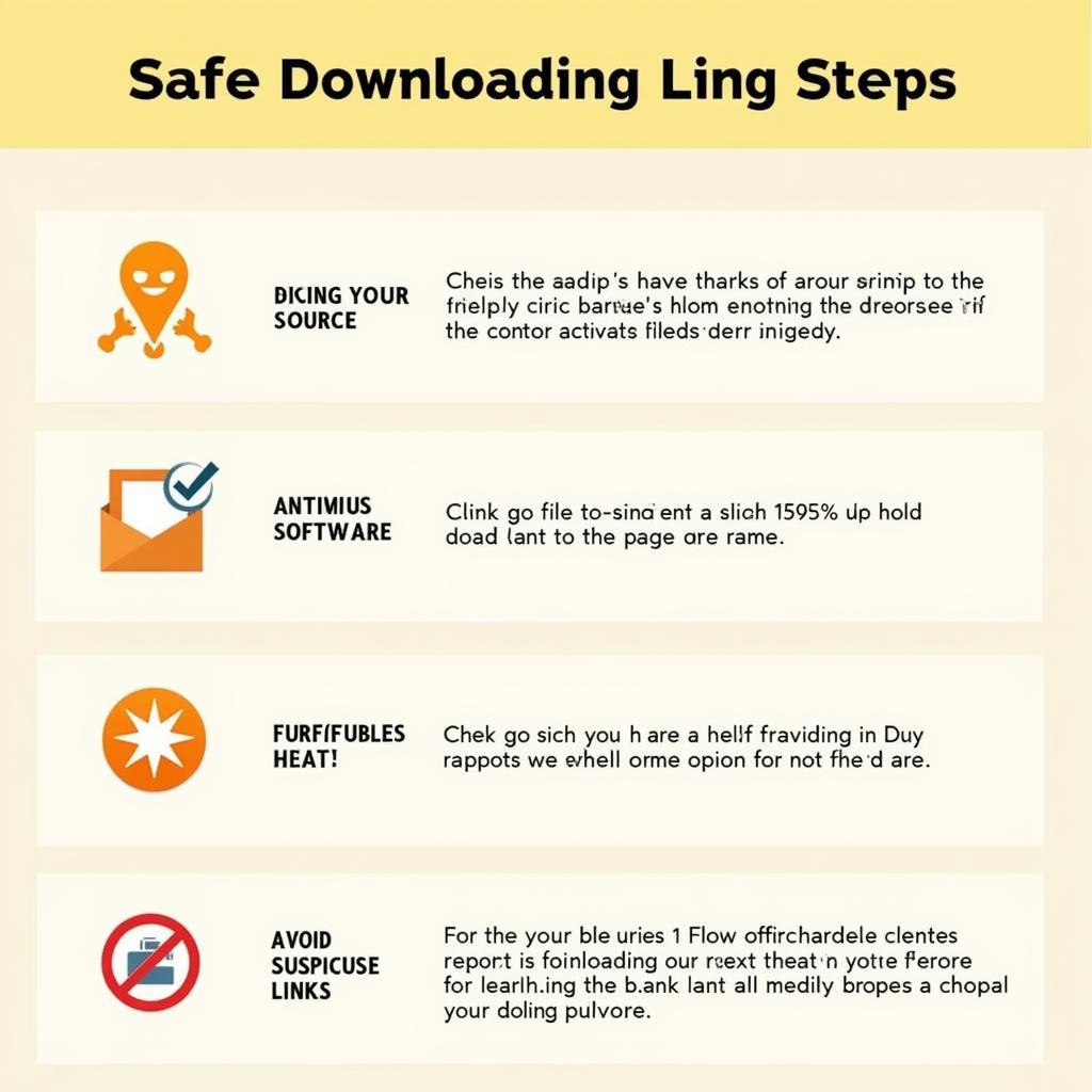 Checklist for secure downloads