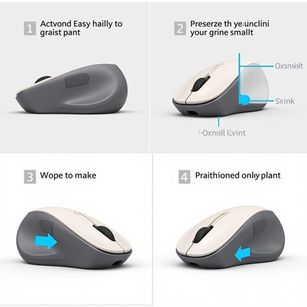 Seenda Wireless Trackball Mouse Ergonomic Design