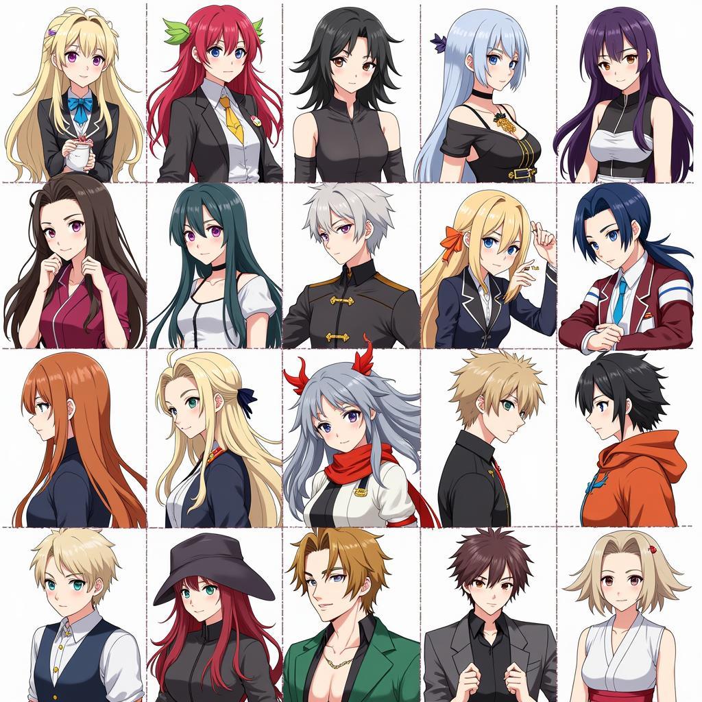 Sengoku Rance Characters Overview