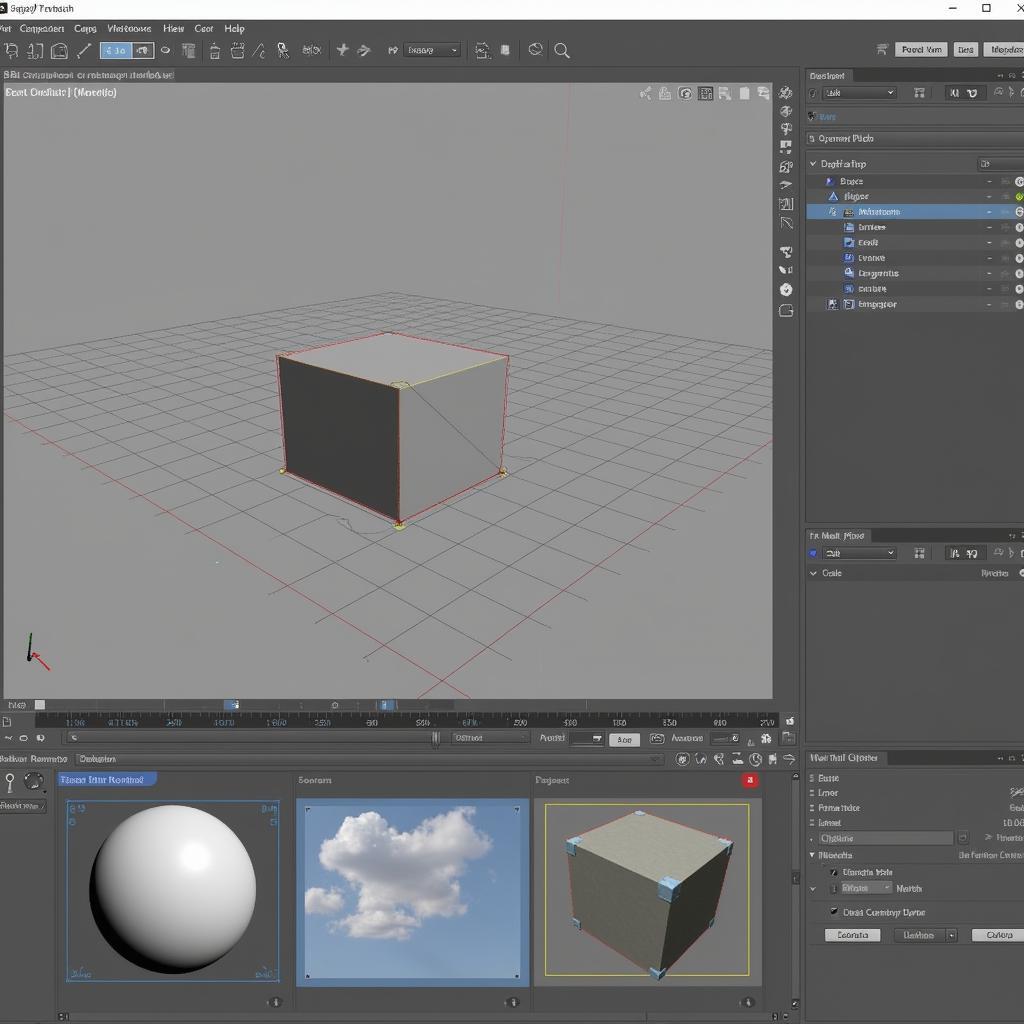 Simplified 3D Software Interface