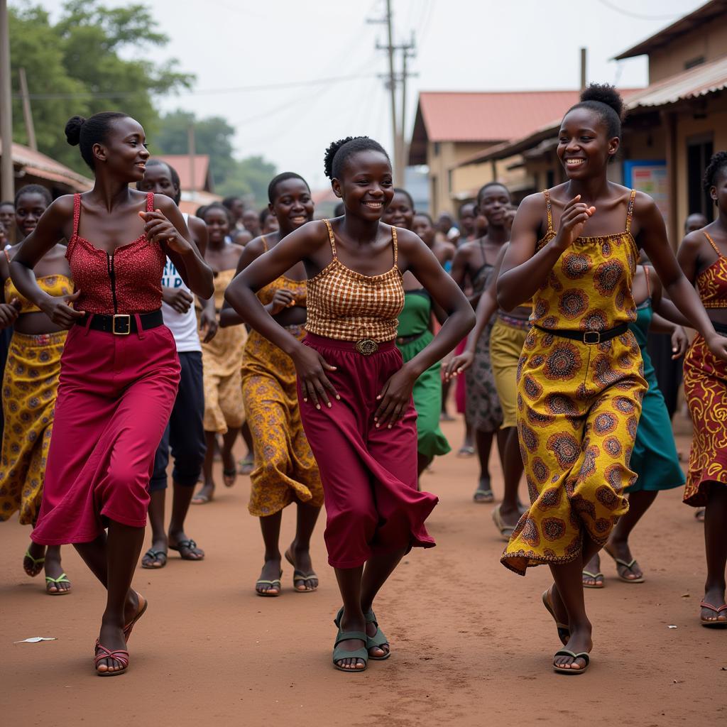 Singeli Kali Mpya Dancers in Dar es Salaam