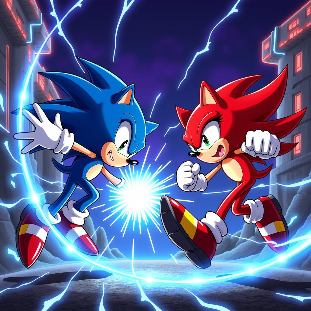 Sonic Mugen Gameplay Screenshot