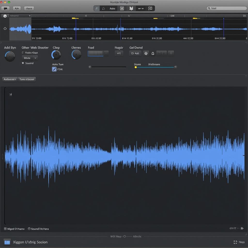 Sound editing software for Miguel O'Hara sound effects