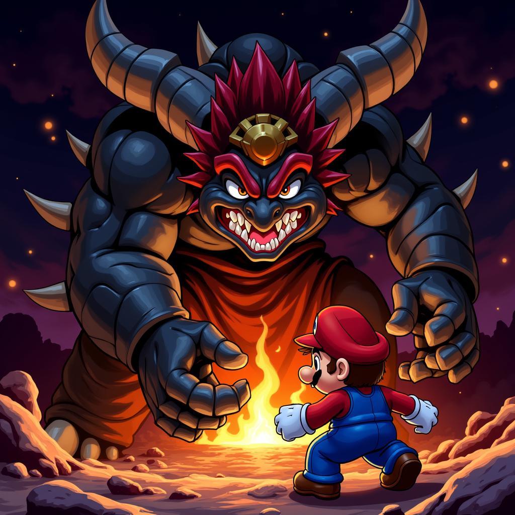 Super Mario RPG Boss Battle