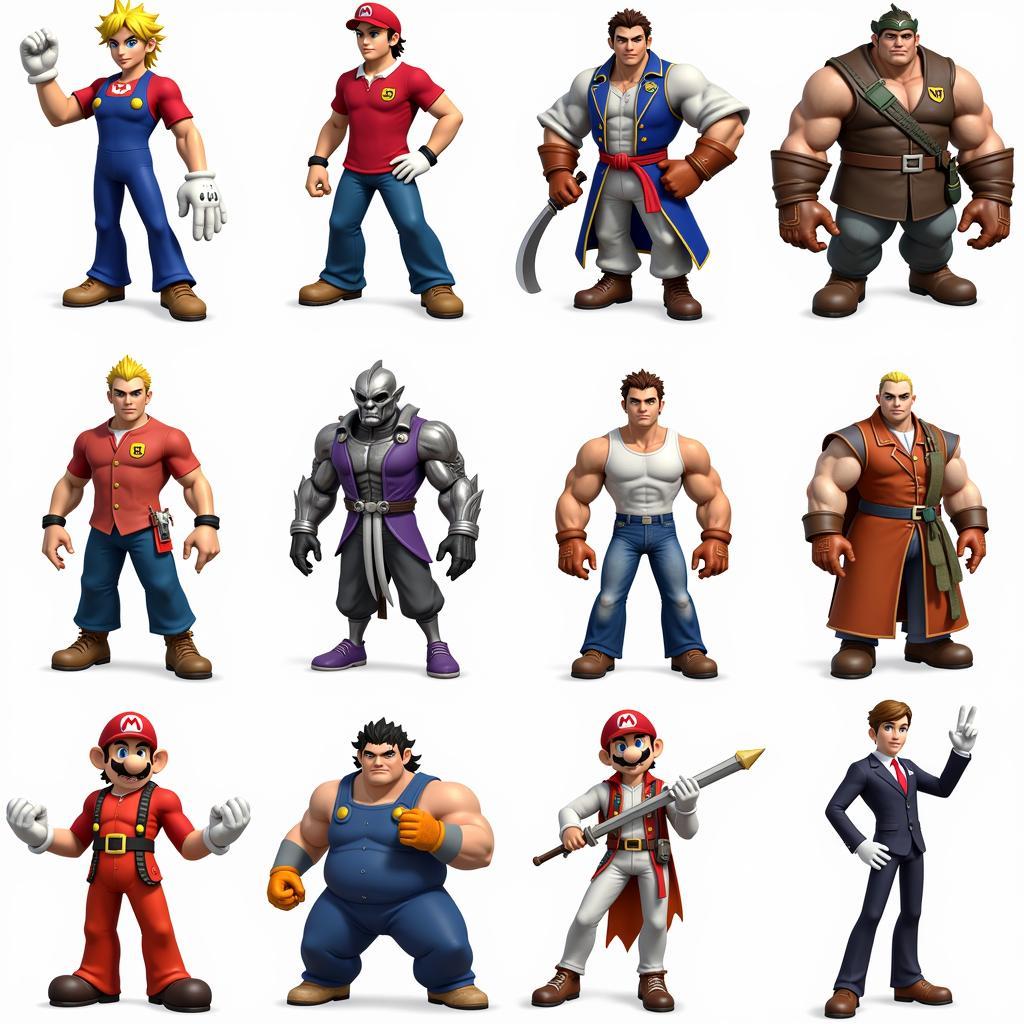 Super Smash Bros 64 Character Roster