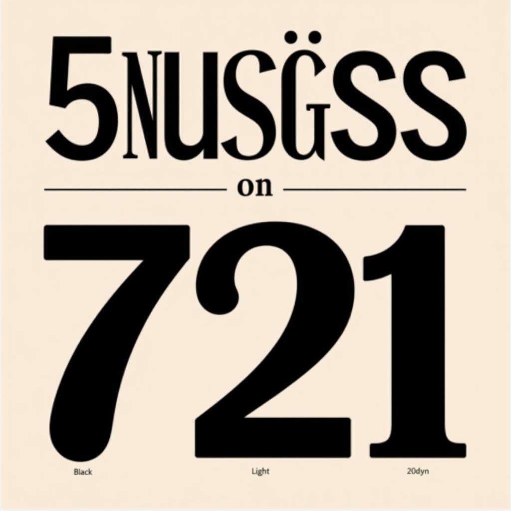 Swiss 721 Font Example in Graphic Design