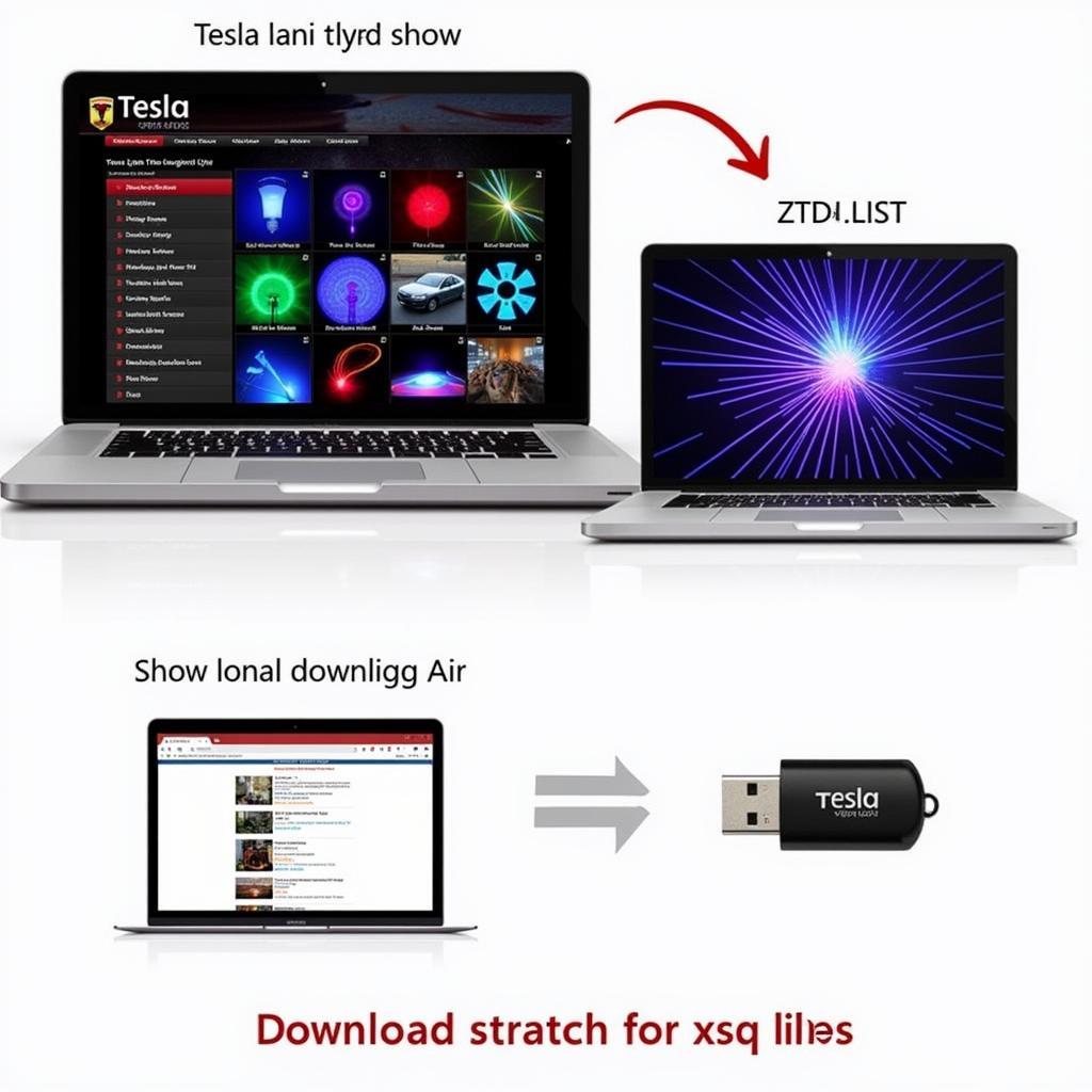 Tesla Light Show Download Process