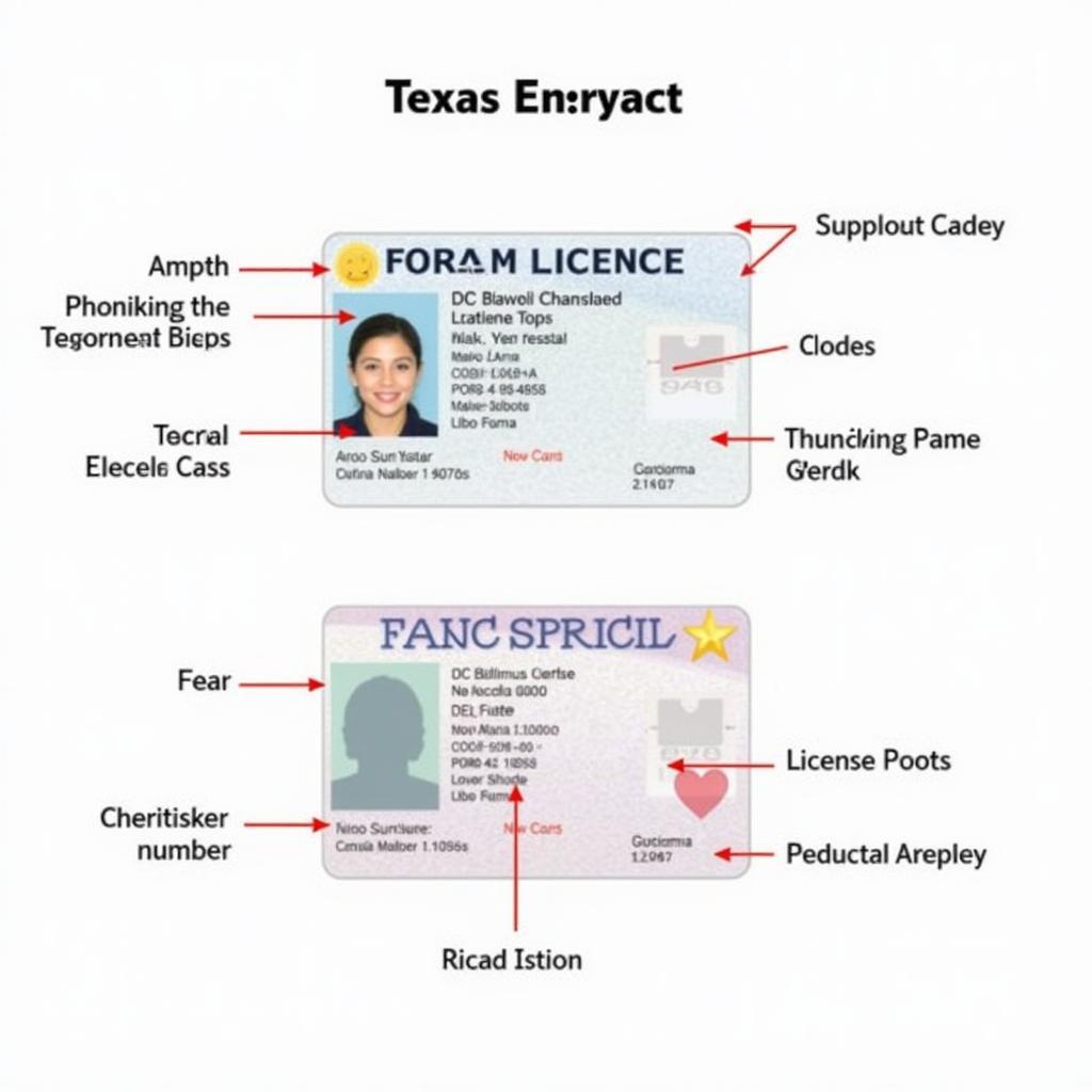 Texas Drivers License Key Features